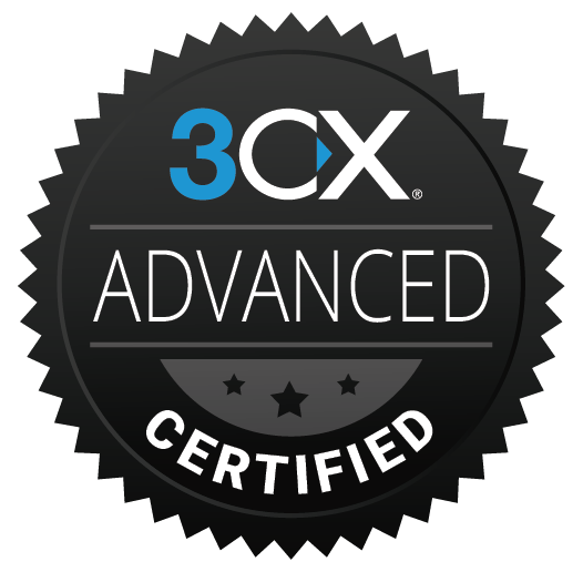 Advanced Certified badge 3cx